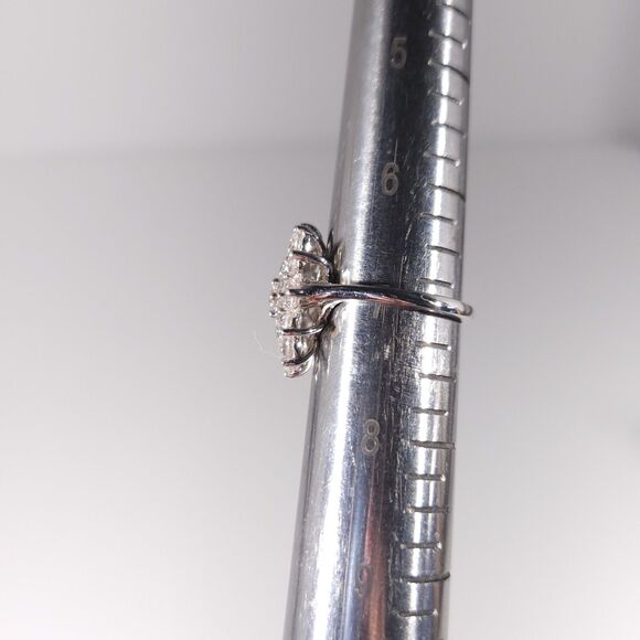 Simulated Diamond Ring J Francis SWAROVSKI Zirconia Size 7 - Picture 12 of 12